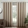 B&M Colorado Hopsack Fully Lined Cream Eyelet Curtains 90 X 90" -Quality Home Store 388895 388896 388897 388898 388899 colorado eyelet curtain cream 2