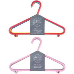 B&M Children's Hangers 10pk - Pastel -Quality Home Store 389289 home organisation co 10pk childrens hangers main