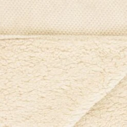 B&M Alba Waffle Sherpa Throw -Quality Home Store 390765 alba waffle sherpa throw 3