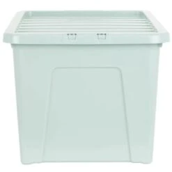 B&M Storage Box With Lid 60L - Sage 10 B&M Storage Box With Lid 60L - Sage -Quality Home Store 391388 sage 60l storage box 2