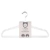 B&M Adult Clear Plastic Hanger 6pk -Quality Home Store 392151 6pk clear plastic hangers