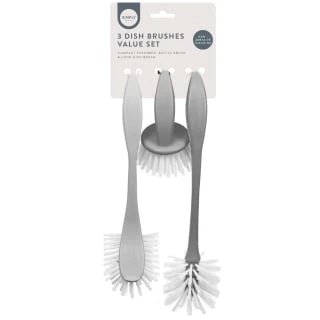 Simply Everyday Dish Brushes Value Set 3pk 3 Simply Everyday Dish Brushes Value Set 3pk