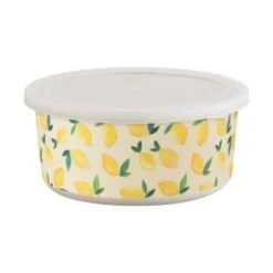 B&M Round Tubs 2pk - Lemons -Quality Home Store 392928 2pk reuse and repurpose round tubs lemon 5