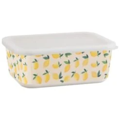 B&M Rectangular Tubs 2pk - Lemons -Quality Home Store 392929 2pk reuse and repurpose rectangle tubs lemon 5