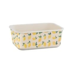 B&M Rectangular Tubs 2pk - Lemons -Quality Home Store 392929 2pk reuse and repurpose rectangle tubs lemon 6