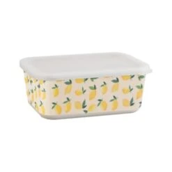 B&M Rectangular Tubs 2pk - Lemons -Quality Home Store 392929 2pk reuse and repurpose rectangle tubs lemon 7