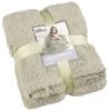 Home Essentials Teddy TV Blanket - Sage -Quality Home Store 393430 home essentials teddy tv blanket sage 2