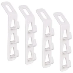 B&M Space Saving Hanger Organisation Hooks 4pk -Quality Home Store 393906 space saving hanger organisation hooks 4