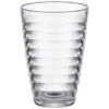 Set Of 4 Ribbed Glasses -Quality Home Store 394386 set of 4 ribbed glasses 340ml