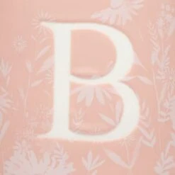 B&M Floral Alphabet Mug (Assorted) -Quality Home Store 394402 floral alphapet mug pink b 2