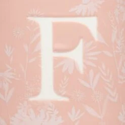 B&M Floral Alphabet Mug (Assorted) -Quality Home Store 394402 floral alphapet mug pink f 2