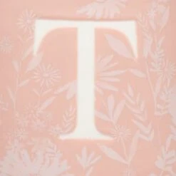 B&M Floral Alphabet Mug (Assorted) -Quality Home Store 394402 floral alphapet mug pink t 2