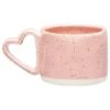 B&M Heart Handle Speckled Mug -Quality Home Store 394404 heart handle speckled mug