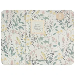 B&M Floral Placemat & Coaster Set 8pc 5 B&M Floral Placemat & Coaster Set 8pc - Image 3