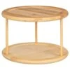 B&M Bamboo Round 2 Tier Spice Rack 1 B&M Bamboo Round 2 Tier Spice Rack -Quality Home Store 394546 bamboo round 2 tier spice rack