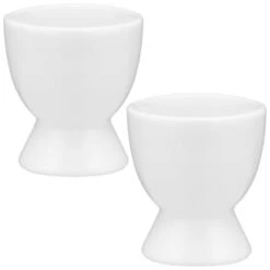 B&M Ceramic Egg Cups 2pk -Quality Home Store 394615 pack of 2 ceramics egg cups 2
