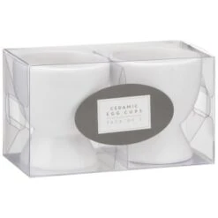 B&M Ceramic Egg Cups 2pk