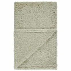B&M Simply Teddy Sage Rolled Throw -Quality Home Store 394930 teddy throw sage 4