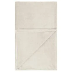 Large Cream Fleece Throw -Quality Home Store 394986 large cream fleece throw 5