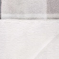 Grey Check Sherpa Throw -Quality Home Store 395038 highland check sherpa throw 3