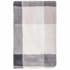 Grey Check Sherpa Throw -Quality Home Store 395038 highland check sherpa throw 4