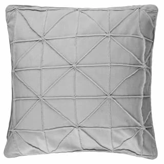 Geo Velvet Cushion - Grey 3 Geo Velvet Cushion - Grey