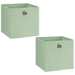 Lokken Cord Storage Cubes 2pk - Sage 8 Lokken Cord Storage Cubes 2pk - Sage -Quality Home Store 395812 2pk lokken storage cubes sage 4