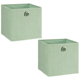 Lokken Cord Storage Cubes 2pk - Sage 5 Lokken Cord Storage Cubes 2pk - Sage - Image 3