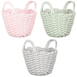 B&M Thick Rope Basket - Grey -Quality Home Store 395888 thick rope basket main