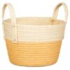 B&M Wicker Basket - Ochre -Quality Home Store 395908 wicker basket ochre