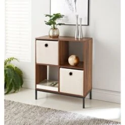 Lokken Teddy Storage Cubes 2pk - Cream -Quality Home Store 395965 2pk teddy lokken storage cubes cream