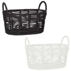 B&M Rope Storage Basket - Black -Quality Home Store 395981 rope basket group