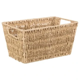 B&M Paper Rope Basket - Natural 3 B&M Paper Rope Basket - Natural
