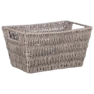 B&M Paper Rope Basket - Grey 3 B&M Paper Rope Basket - Grey