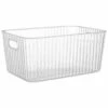 Ribbed Clear Storage Tub - Large -Quality Home Store 396950 ribbed clear storage box large