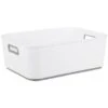 Anti Slip Large Storage Box - White -Quality Home Store 396959 anti slip large storage box white