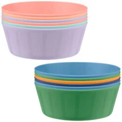 Simply Kids Colour Bowls 6pk - Pastel -Quality Home Store 398568 398571 6pk simply kids colour bowls group 1
