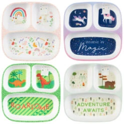 Kids Small Platter - Rainbow -Quality Home Store 398592 398594 kids small platter group