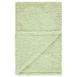 Simply Kids Teddy Throw - Sage -Quality Home Store 400205 simply kids teddy rolled kids throw sage 2
